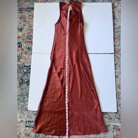 House of Harlow 1960 Rust Sleeveless Dress Women Size XS - Picture 5 of 7